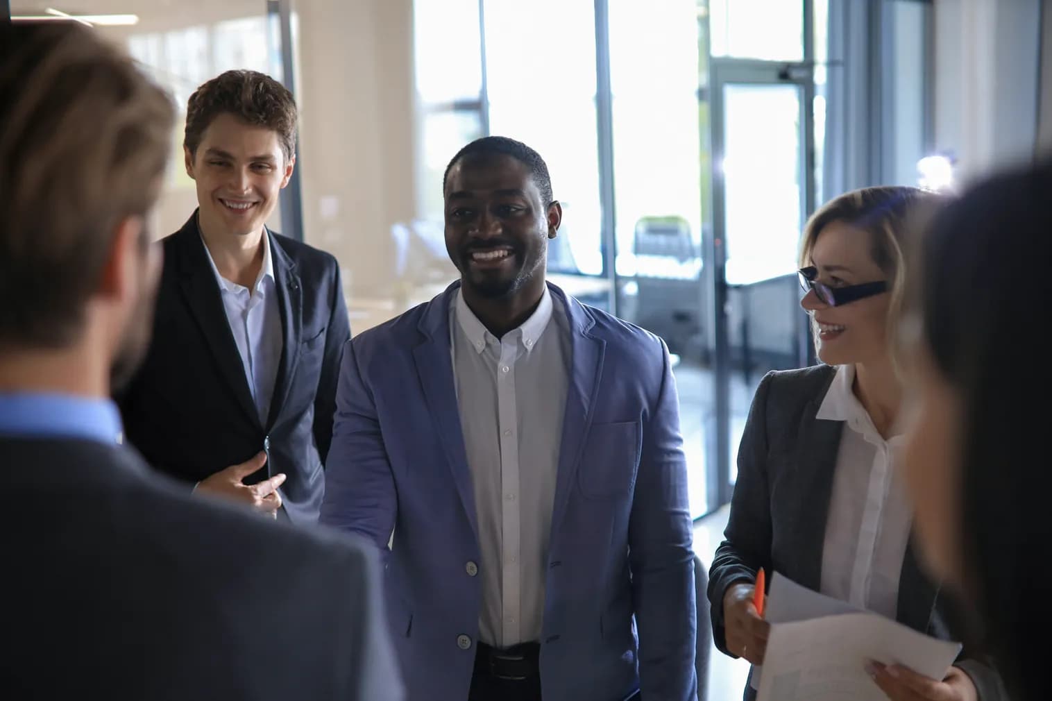 A partner meeting concluding with a handshake